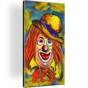 Clown Leinwandbild 