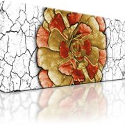 Abstrakt Blume Bild auf Leinwand 