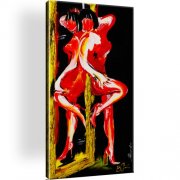 Erotik Abstrakt Wandbild 