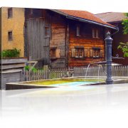 Altes Holzhaus als Kunstdruck 