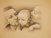 Pastel Zecihnung Portrait